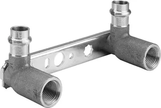 Viega Montageeinheit mit SC Sanpress 2221.1 in 15 x Rp1/2 x 45x80/150mm Sibr – Bild 2