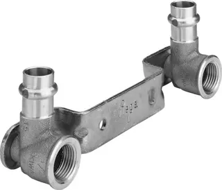 Viega Montageeinheit mit SC Sanpress 2222 in 15mmxRp1/2x150mm Siliziumbronze – Bild 2