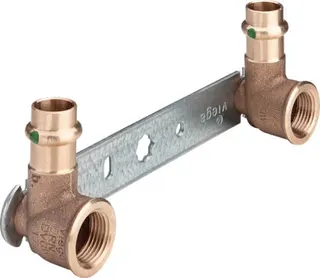 Viega Montageeinheit mit SC Sanpress 2222.05in15mmxRp1/2x150mm Siliziumbronze
