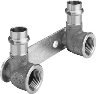 Viega Montageeinheit mit SC Sanpress 2222.2 in 15mmxRp1/2x100mmSiliziumbronze – Bild 2