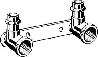 Viega Montageeinheit mit SC Sanpress 2222.2 in 15mmxRp1/2x100mmSiliziumbronze – Bild 3