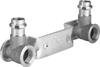 Viega Montageeinheit mit SC Sanpress 2222.6EX in 12mm x Rp3/8 x 120mm Sibr – Bild 2