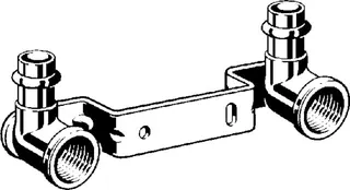 Viega Montageeinheit mit SC Sanpress 2222.6EX in 12mm x Rp3/8 x 120mm Sibr – Bild 3