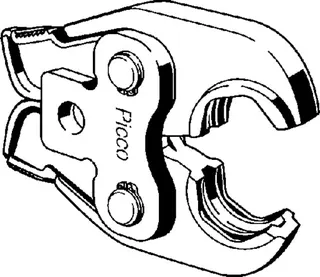 Viega Pressbacke Picco 2489.9 mit Schnappfunktion in 35mm Stahl – Bild 3