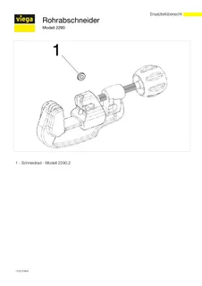 Viega Rohrabschneider 2290 für 6-35mm Kupfer- und Edelstahlrohre – Bild 5