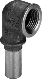 Viega Einsteckwinkel 90 Grad Sanpress 2214.3 in 15mm x Rp1/2 Siliziumbronze – Bild 2