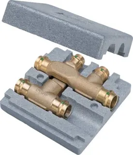 Viega Kreuzungs-T-Stück 2249.3 in 22x15x22mm Rotguss