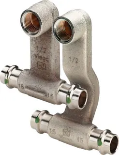 Viega Anschlussset SC Profipress Therm 2273.1 in 15mm x G1/2 x 15mm Rg verni.
