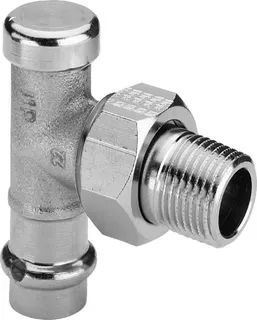 Viega Rücklaufverschraubung mit SC 2272.1 in R1/2 x 15mm vernickelt – Bild 2