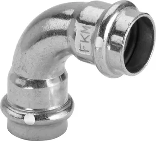Viega Bogen 90 Grad mit SC Profipress S 4516 in 28mm Kupfer – Bild 2