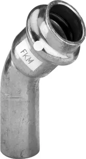 Viega Bogen 45 Grad mit SC Profipress S 4526.1 in 22mm Kupfer – Bild 2
