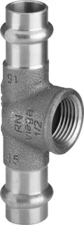 Viega T-Stück mit SC Profipress S 4517.2 in 35mm x Rp1/2 x 35mm Rotguss – Bild 2