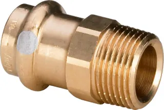 Viega Übergangsstück mit SC Profipress S 4511 in 22mm x R3/4AG Rotguss