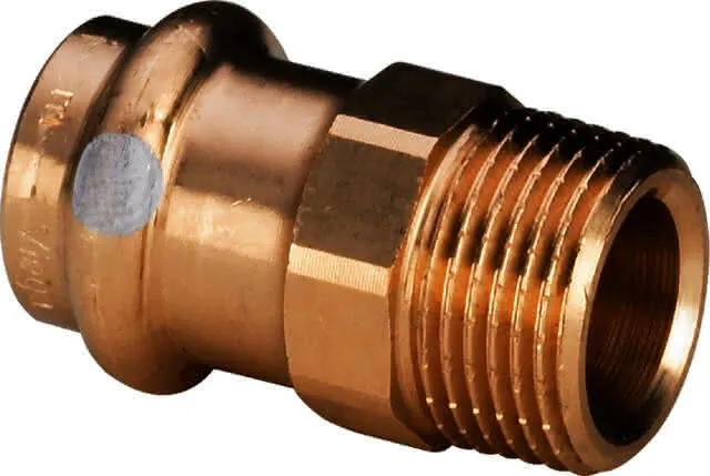 Viega Übergangsstück mit SC Profipress S 4511 in 35mm x R1 1/2AG Rotguss