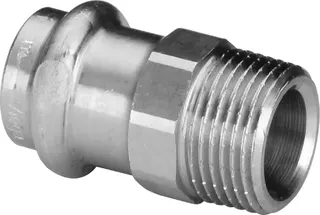 Viega Übergangsstück mit SC Profipress S in 18mm x G3/4 in Rotguss – Bild 2