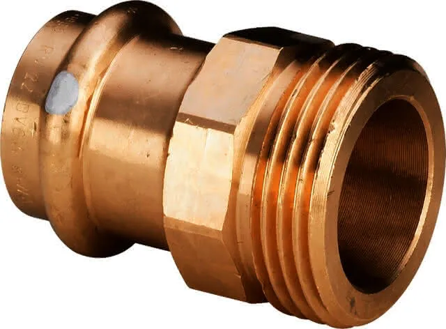 Viega Übergangsstück mit SC Profipress S in 22mm x G1 Siliziumbronze