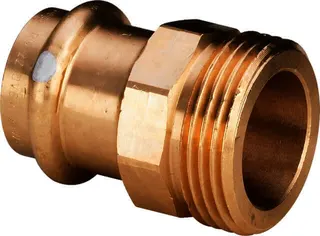 Viega Übergangsstück mit SC Profipress S in 22mm x G1 Siliziumbronze