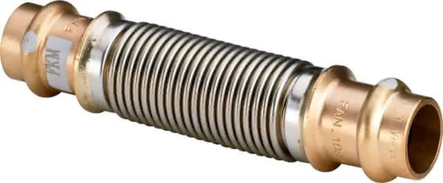 Viega Kompensator mit SC Profipress S 4551in 35mm Siliziumbronze
