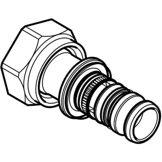 Mepla Übergangsverschraubung mit IG (RG) 602.582.00.5, 20x1/2" – Bild 3