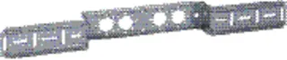 Mepla Montageplatte f. zwei Armaturenanschl. 153mm 601.732.00 – Bild 2