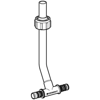 Mepla Metallrohr T-Stück d=20-15 Nr. 612.362.22 per Stück – Bild 2