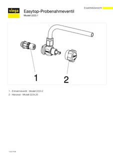 Viega Probenahmeventil 2223.1 in G3/8 Rotguss – Bild 5