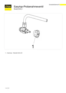 Viega Probenahmeventil 2223.4 in G1/4 Rotguss – Bild 4