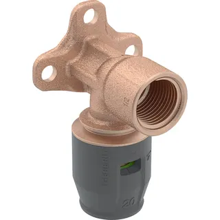 Geberit PushFit Anschlusswinkel 90` (Rg) 16x1/2", 650.281.00.1