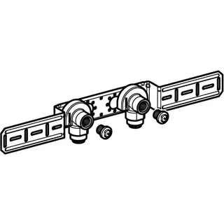 Geberit PushFit Anschlusswinkel 20x1/2" 2-fach vorm.,schallg.(Rg), 651.290.00.1 – Bild 3