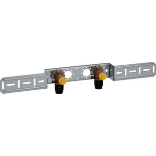 Geberit PushFit Anschlusswinkel 90' (Ms) 20x1/2", 2-fach vormont., 651.299.00.1