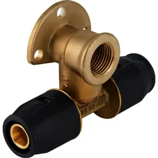 Geberit PushFit Anschluss-T-Stück (Ms) 20x1/2", 651.293.00.1