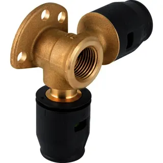 Geberit PushFit Eckanschlusswinkel 90' 20x1/2" (Ms), 651.295.00.1 – Bild 2