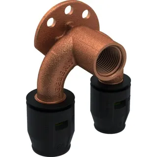 Geberit PushFit Doppelanschlusswinkel 90Gr Rg d16-1/2"-d20 L:52mm 651.275.00.1