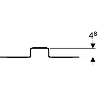 Geberit PushFit Montageplatte abgesetzt einfach H70, Nr.650.733.00.2 – Bild 5