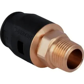 Geberit PushFit Übergang mit AG (Rg) 20x3/4", 651.532.00.1