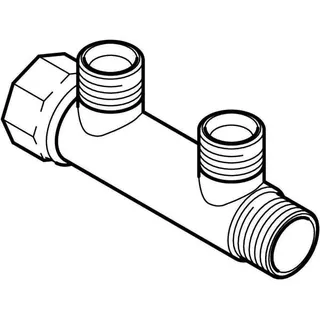 Geberit PushFit Verteiler 2-fach 3/4" 602.422.00.1 – Bild 3