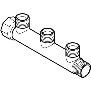 Geberit PushFit Verteiler 3-fach 3/4" 602.423.00.1 – Bild 3