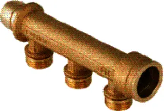 Geberit PushFit Verteiler 3-fach mit Steckanschluss (Ms) M25, 653.423.00.1