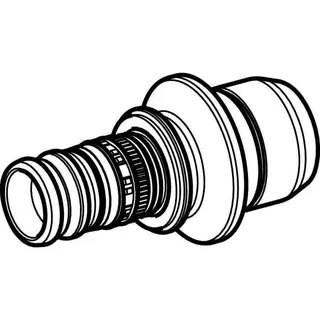 Geberit PushFit Steckübergang auf Mepla (Ms) 28x32mm, 653.444.00.1 – Bild 3