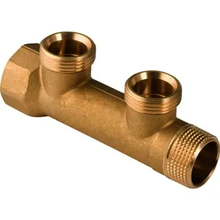 Geberit PushFit Verteiler auf Eurokonus, 2-fach (Ms), 3/4"x1", 613.422.00.1 – Bild 2