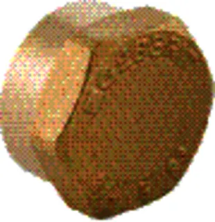 Geberit PushFit Kappe für Verteiler (Ms) 3/4", 612.481.00.1