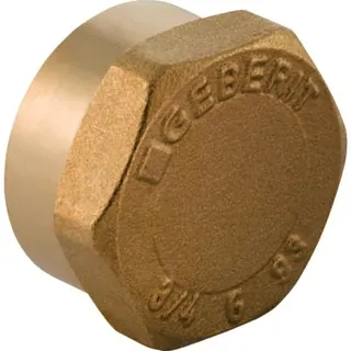 Geberit PushFit Kappe für Verteiler (Ms) 1", 613.481.00.1
