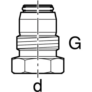 Geberit PushFit Direktverschraubung m.AG Danfoss (Ms) 16x1/2", 650.513.22.1 – Bild 4