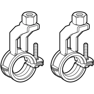Geberit PushFit Befestigungs-Set f.Ver- teiler, gekröpft 25-30mm, 653.491.00.1 – Bild 3