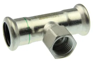 AIPS VSH XPress Edelstahl T-Stück IG d28xRp1 (DN25)x28 I/I/I VA EPDM