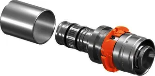 Uponor SPI S-Press Übergangskupplung auf Rapex 20-20