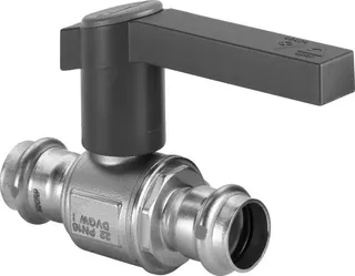 Viega Kugelhahn mit SC Sanpress Inox 2370 in 22mm Edelstahl – Bild 2