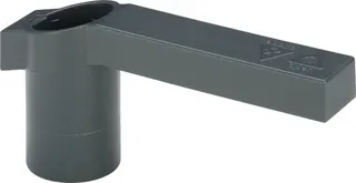 Viega Hebel Easytop 2270.21 in 30mm Kunststoff schwarz