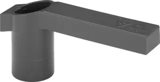 Viega Hebel Easytop 2270.21 in 40mm Kunststoff schwarz – Bild 2