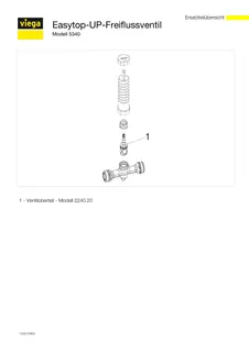 Viega UP-Freiflussventil mit SC Raxofix 5340 in 16mm Siliziumbronze – Bild 4